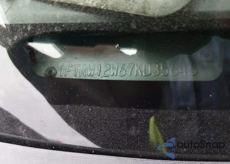 2007 Ford F-150 Xlt z USA, uszkodzony, nr VIN 1FTRW12W67KD35646